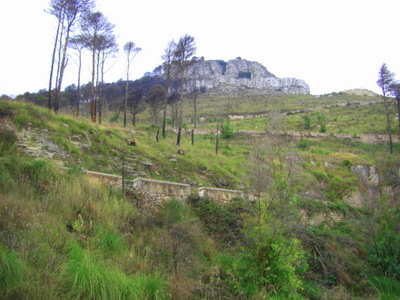 Erice's middle one/third climb's view.